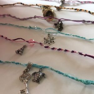 Handmade charm bracelets